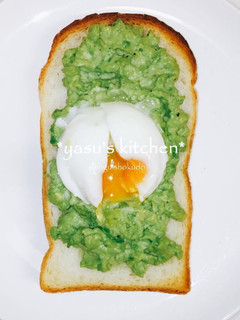 美味しい朝食♪アボカドディップトースト-レシピのメイン写真
