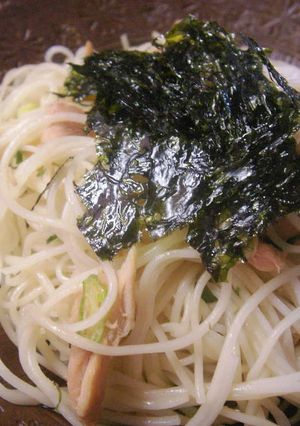 そうめんのチャンプル・お昼向け-レシピのメイン写真
