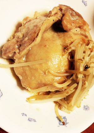 鶏肉ともやしのネギ塩炒め-レシピのメイン写真