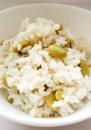 秘伝豆(青大豆)の炊き込みご飯-レシピのメイン写真
