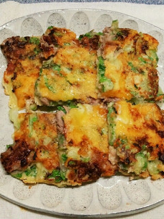 簡単!節約!牛肉と白菜のチーズチヂミ-レシピのメイン写真