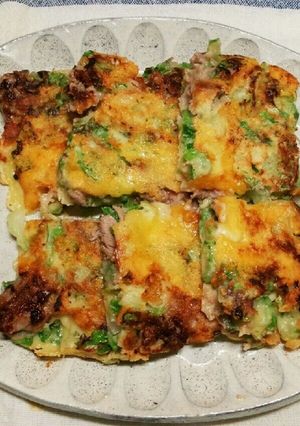 簡単！節約！牛肉と白菜のチーズチヂミ-レシピのメイン写真