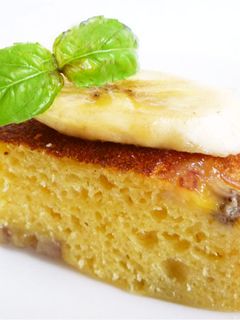 炊飯器とHMで 豆乳とバナナのケーキ-レシピのメイン写真