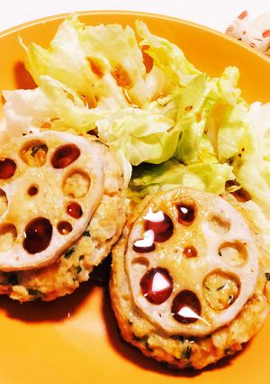 ダイエットの強い味方★蓮根ハンバーグ♬-レシピのメイン写真