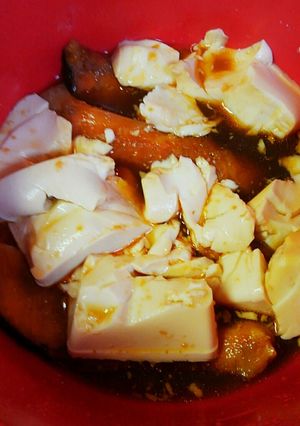 マイヤー圧力鍋で鮭と豆腐の煮物-レシピのメイン写真