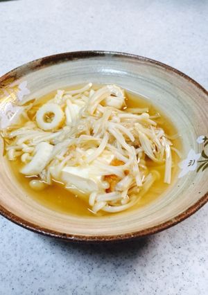 豆腐のえのきあんかけ-レシピのメイン写真