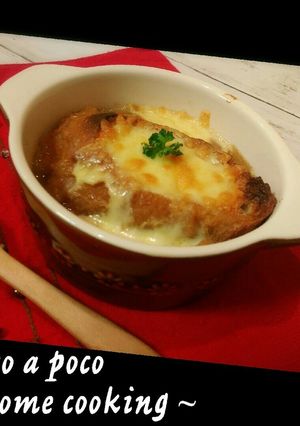 オニオングラタンスープ(うずらの卵入り)-レシピのメイン写真
