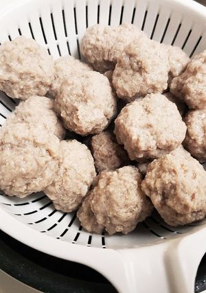 豚挽き肉の肉団子-レシピのメイン写真