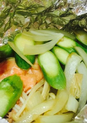 簡単！マーガリン香る★鮭のホイル焼き★-レシピのメイン写真