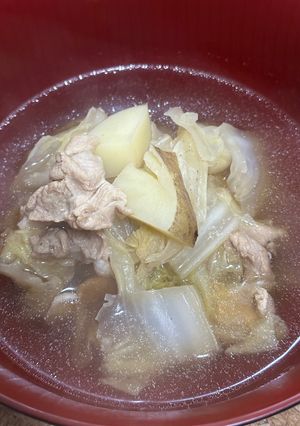 ★味付けはポン酢のみ★ゆずぽん白菜汁-レシピのメイン写真