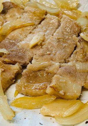 玉ねぎのコクうま♡豚ロース肉の照り焼き-レシピのメイン写真