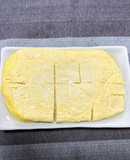 ヘルシーな豆腐のだし巻き玉子