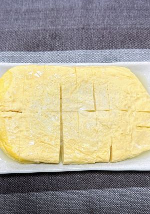 ヘルシーな豆腐のだし巻き玉子-レシピのメイン写真