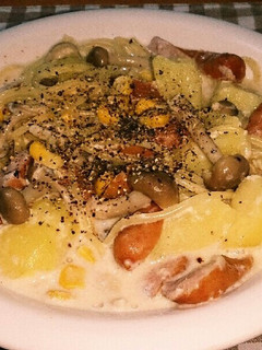 味噌バタミルクのワンポットスープパスタ-レシピのメイン写真