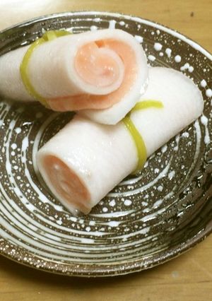 おせち：千枚漬けとサーモンの巻物-レシピのメイン写真