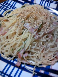 梅・しそパスタ-レシピのメイン写真