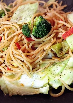 オイスターソースのパスタ-レシピのメイン写真