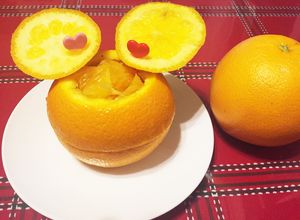 可愛いネーブルオレンジの切り方-レシピのメイン写真