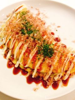 簡単♪ヘルシーなお好み焼き風〜-レシピのメイン写真