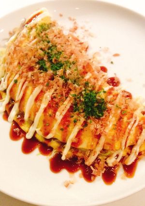 簡単♪ヘルシーなお好み焼き風〜-レシピのメイン写真