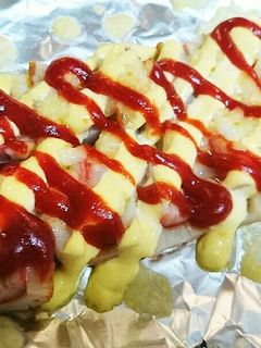 トースターでちくわとカニかまのチーズ焼き-レシピのメイン写真