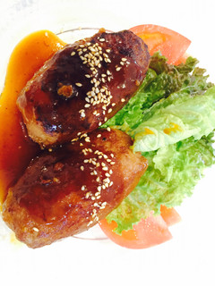 蓮根でハンバーグ-レシピのメイン写真