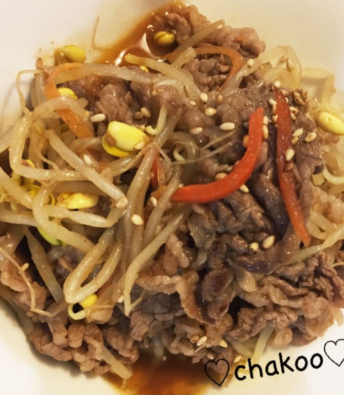 牛肉のコチュジャン炒め☆ビビンバ風-レシピのメイン写真