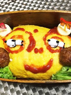 娘弁当・オムライス 時間が無い時-レシピのメイン写真