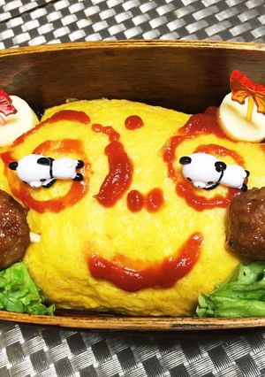 娘弁当･オムライス 時間が無い時-レシピのメイン写真