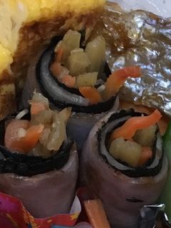 超簡単☆きんぴらごぼうのベーコン海苔巻き-レシピのメイン写真