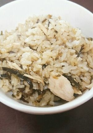 簡単ツナ塩昆布椎茸ご飯-レシピのメイン写真