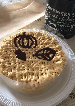 かぼちゃスフレチーズケーキ-レシピのメイン写真