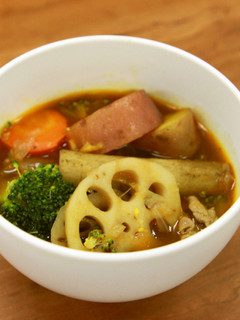 根菜たっぷりスープカレー-レシピのメイン写真