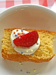 クリスマスケーキ 給食-レシピのメイン写真