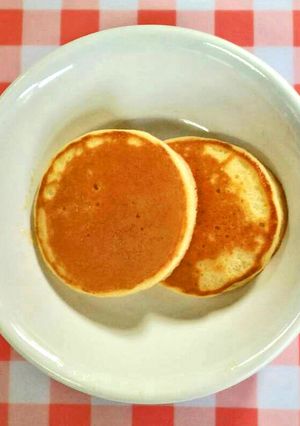 ホットケーキ（はちみつ入り）　給食-レシピのメイン写真