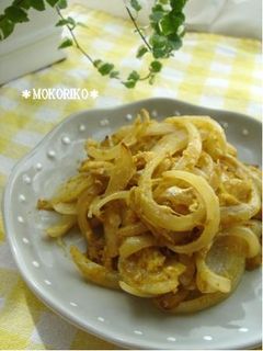 ★玉ねぎと卵のカレー炒め★-レシピのメイン写真