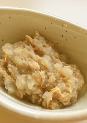 レンジで離乳食7～8＊ツナのみぞれ和え-レシピのメイン写真