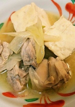 ホッコリあったまろ♡鶏肉とお豆腐の味噌煮-レシピのメイン写真