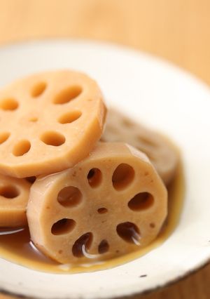 天然だしパックで作る 蓮根の煮物-レシピのメイン写真