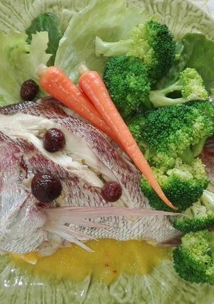 鯛の白ワイン蒸し　マイルドゆず胡椒風味-レシピのメイン写真