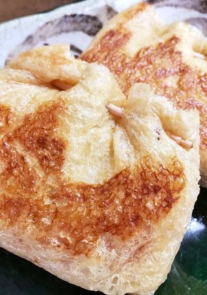 きつねinたぬきの仲良し焼きいなり-レシピのメイン写真