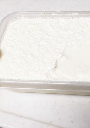 タッパでヘルシーチーズムース風 ふわふわ-レシピのメイン写真