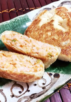 キムチーズ焼きいなり-レシピのメイン写真