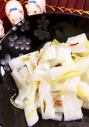 蜂蜜と昆布茶が決め手☆袋で簡単 柚子大根-レシピのメイン写真