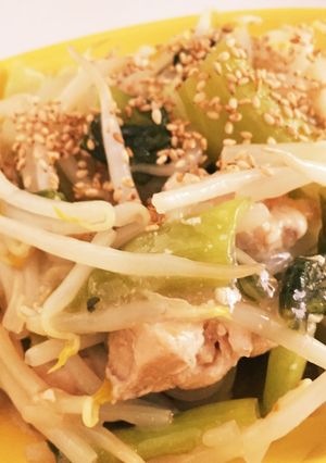 使おう塩レモン！もやちん炒め-レシピのメイン写真