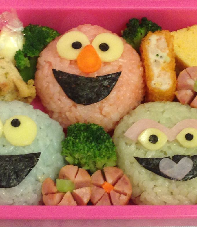 キャラ弁♡簡単なセサミストリート弁当☆-レシピのメイン写真