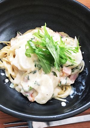 蕪とベーコンのクリームパスタ-レシピのメイン写真