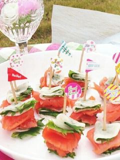大根とサーモンのピンチョス-レシピのメイン写真