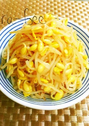 再現レシピ＊簡単副菜ピリ辛味付けもやし-レシピのメイン写真