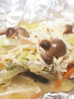 鮭のちゃんちゃん焼き ~ホイル焼き風~-レシピのメイン写真